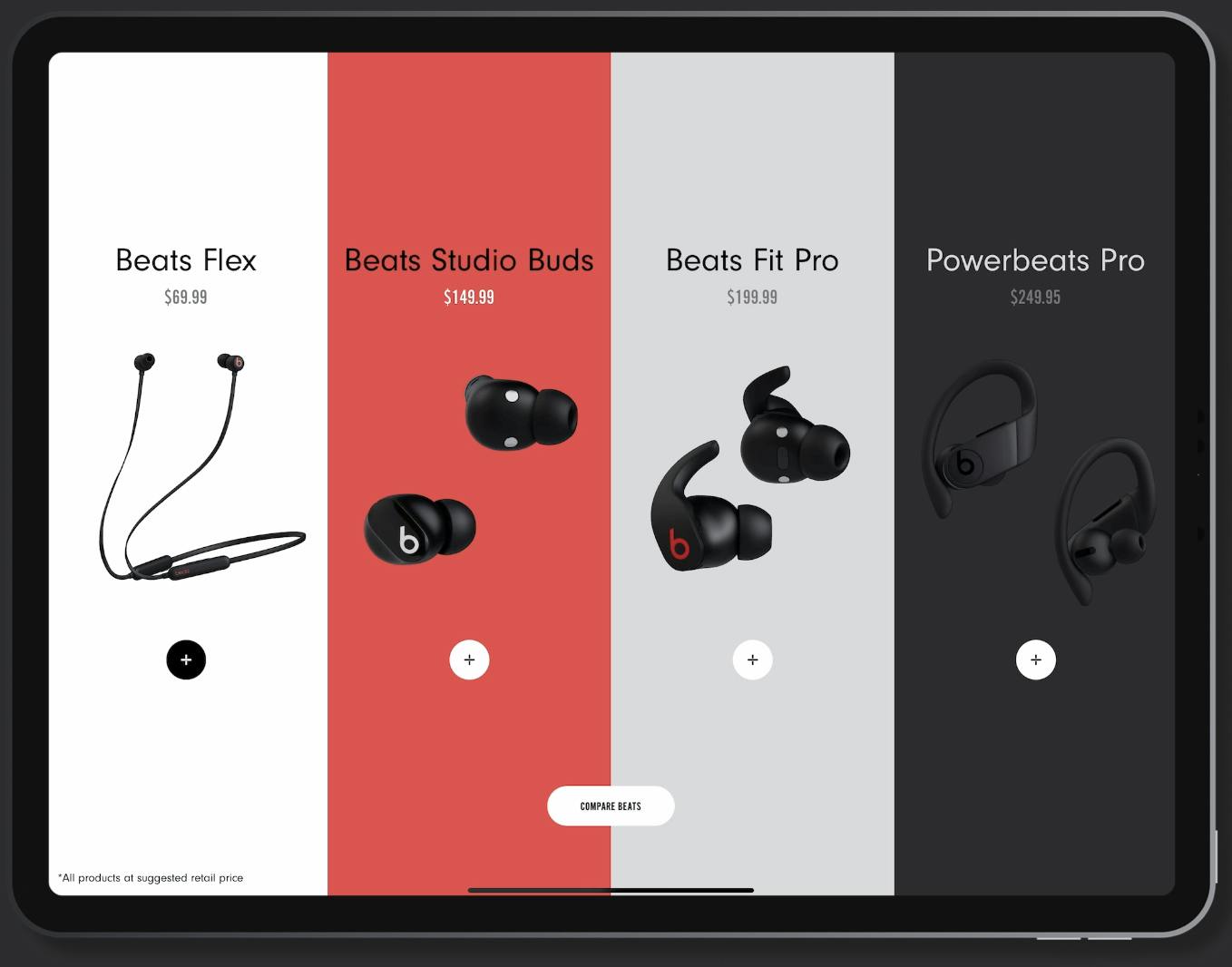 Beats By Dre - Beats Compare App for Apple Retail